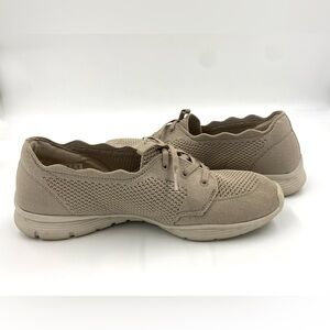 Skechers Ladies' Tan Women's Air-cooled Memory Foam Sneaker Shoes -Size 9